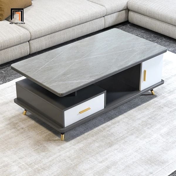 bàn sofa hình hộp, bàn trà phòng khách gỗ công nghiệp, bàn trà đẹp hình chữ nhật