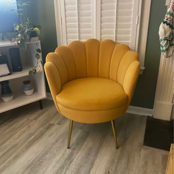 set ghế sofa cong xinh xắn vải nhung, bộ ghế sofa đặt sảnh chờ