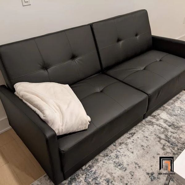 sofa giường, sofa bed, sofa đa năng, sofa thông minh, sofa giường bọc da công nghiệp, sofa giường giá rẻ 1m8