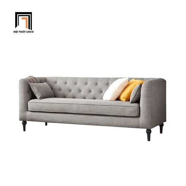 ghế sofa băng tân cổ điển, sofa văng dài 2m1 giật nút sang trọng, ghế sofa băng phong cách Âu Mỹ