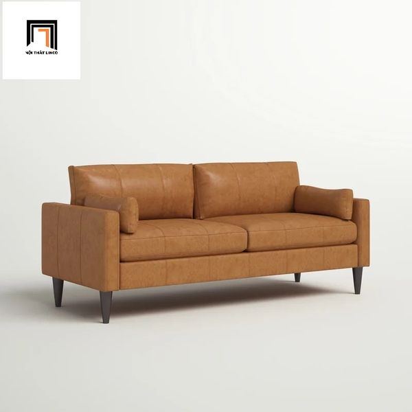 ghế sofa băng nhỏ gọn, sofa văng da giả, sofa băng da công nghiệp, sofa băng 1m9 cho chung cư