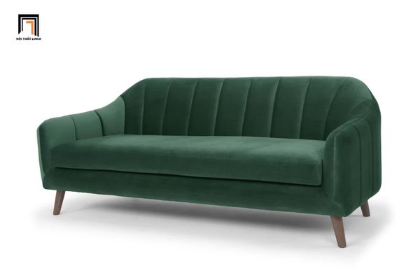 sofa văng, sofa băng, ghế sofa băng vải nhung, sofa băng phòng khách 2m, sofa băng kiểu dáng sang trọng, sofa xanh đen