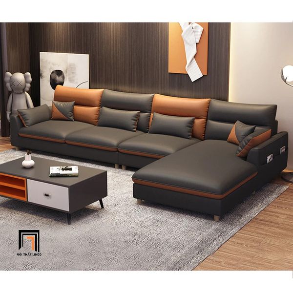 sofa góc, sofa l, sofa góc chữ l, sofa góc da công nghiệp, bộ ghế sofa hiện đại, ghế sofa 2m4 x 1m6, sofa da simili