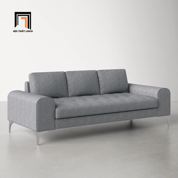 sofa, ghế sofa, sofa màu xám, ghế sofa xám ghi, sofa văng 2m2, sofa băng, ghế sofa băng căn hộ chung cư