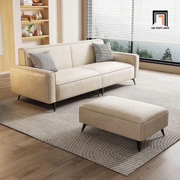 ghế sofa băng cho văn phòng, sofa băng dài 2m1 da công nghiệp, sofa da simili hiện đại, ghế sofa băng cao cấp