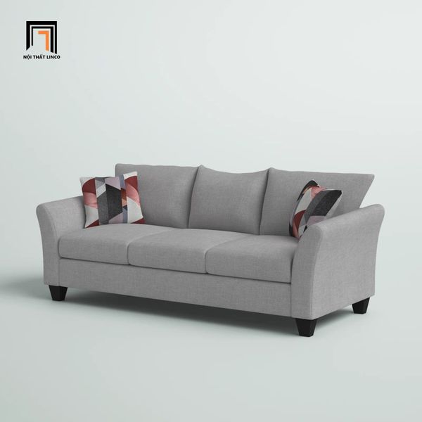 sofa băng, sofa văng, ghế sofa băng 3 nệm ngồi, sofa băng dài 1m9 màu xám ghi, sofa băng dài giá rẻ