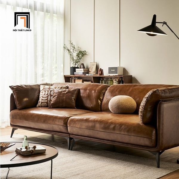 bộ ghế sofa phòng khách cao cấp, set ghế sofa da giả bóng sang trọng