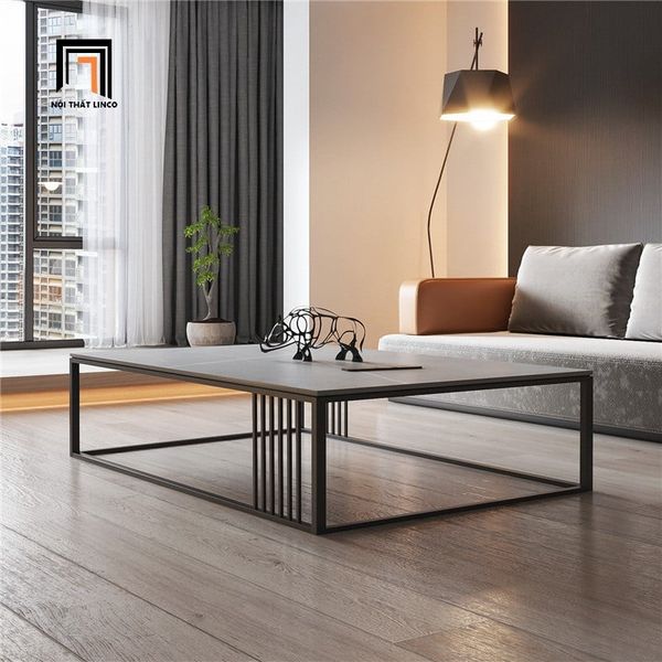 bàn sofa phòng khách hiện đại chữ nhật 1m2 x 60cm, bàn trà cho văn phòng làm việc