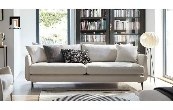 ghế sofa băng dài 2m, sofa văng vải nỉ giá rẻ, ghế sofa băng xinh xắn cho gia đình nhỏ