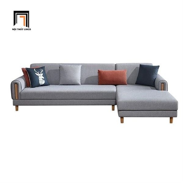 bộ ghế sofa góc L giá rẻ cho căn hộ chung cư, sofa góc đẹp 2m3 x 1m6