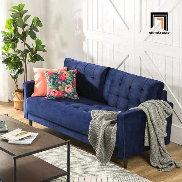 sofa băng, sofa văng, ghế sofa, sofa, sofa 1m9, ghế sofa màu xanh đậm, sofa băng giá rẻ, sofa phòng khách chung cư