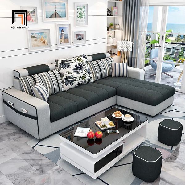 sofa l, sofa góc, sofa góc chữ l, bộ ghế sofa góc 2m4 x 1m6, sofa góc gia đình, sofa góc giá rẻ, bộ ghế sofa xinh