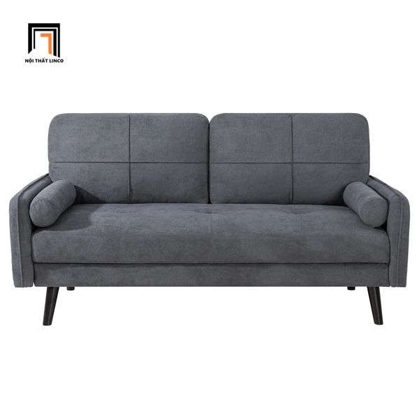 sofa băng, sofa văng, ghế sofa băng dài 1m4, sofa băng màu xám đen, sofa băng nhỏ gọn, sofa băng phỏng ngủ
