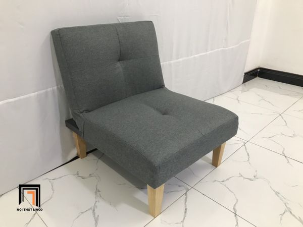 sofa đơn, ghế sofa đơn nhỏ, sofa đơn 60cm màu xám lông chuột, sofa đơn giá rẻ
