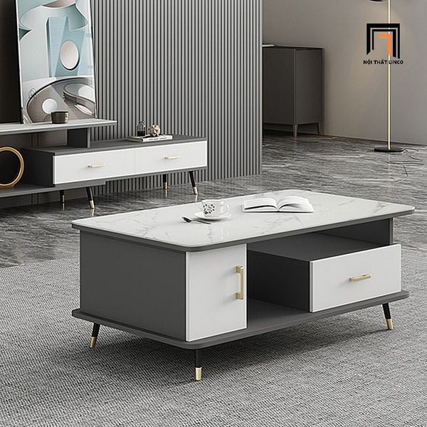 bàn sofa phòng khách chung cư, bàn trà hình hộp chữ nhật gia đình 1m x 50