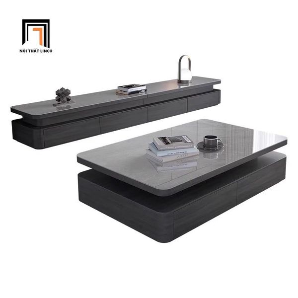 bàn sofa phòng khách xám hiện đại, bàn trà 1m1 x 60 cho gia đình