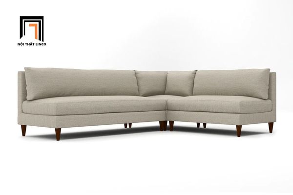 bộ ghế sofa góc l, sofa góc dài 2m2 x 1m8 xoay chiều, sofa góc l cho phòng khách gia đình giá rẻ