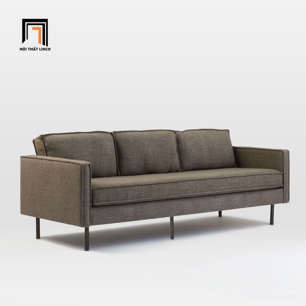sofa vải chung cư, ghế sofa bọc vải nỉ nhung bố cho căn hộ chung cư, sofa vải lông cừu cho chung cư