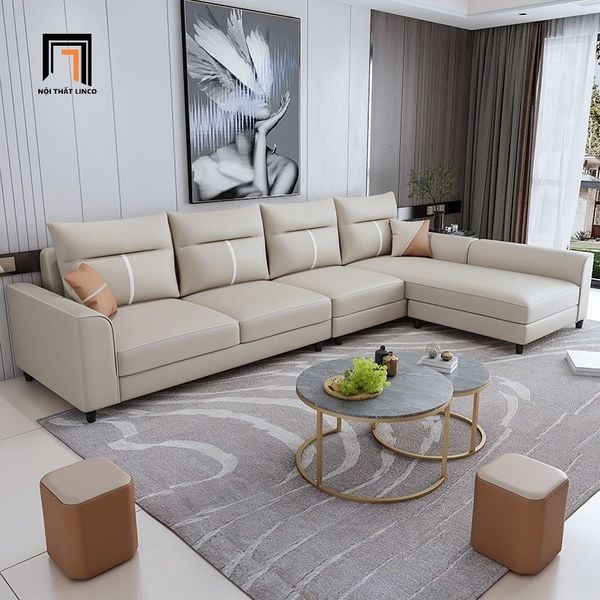 sofa góc, sofa l, sofa góc chữ l, sofa góc 3m x 1m7 bọc da giả, sofa góc da, sofa góc phòng khách cao cấp