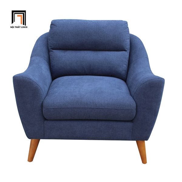 sofa đơn, ghế sofa đơn vải nỉ, sofa đơn màu xanh dương, sofa đơn gia đình, sofa đơn nhỏ giá rẻ