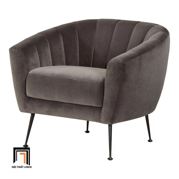 sofa đơn, ghế sofa cho quán cafe, sofa đơn nhỏ xinh, sofa đơn 1 chỗ ngồi, sofa đơn vải nhung nỉ