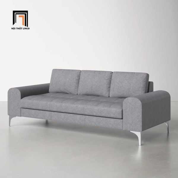 sofa, ghế sofa, sofa màu xám, ghế sofa xám ghi, sofa văng 2m2, sofa băng, ghế sofa băng căn hộ chung cư
