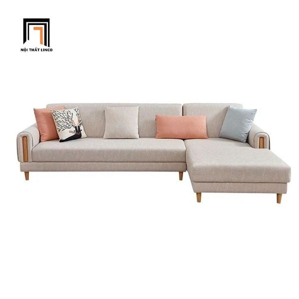 bộ ghế sofa góc L giá rẻ cho căn hộ chung cư, sofa góc đẹp 2m3 x 1m6
