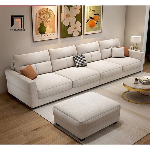 sofa, ghế sofa, bộ ghế sofa băng 3m, set ghế sofa phòng khách, ghế sofa văng nỉ xám trắng, sofa trẻ trung