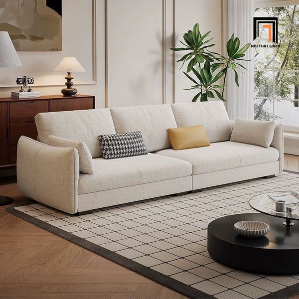 set ghế sofa phòng khách gia đình xám trắng vải nỉ, bộ ghế sofa phòng khách giá rẻ