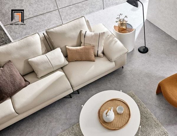sofa, ghế sofa, sofa băng, sofa văng, sofa da 2m5 xám trắng, sofa băng cao cấp, sofa băng hiện đại