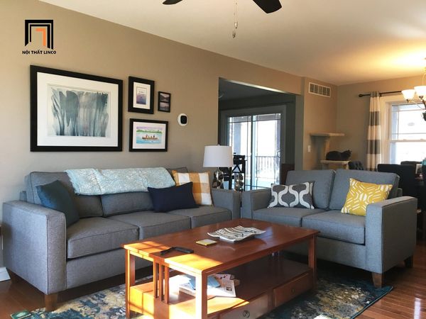 sofa băng, sofa văng, ghế sofa 3 nệm ngồi, sofa băng 3 chỗ, sofa băng dài 2m, ghế sofa màu xám