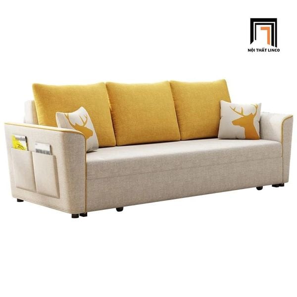 sofa băng nhỏ gọn, ghế sofa văng dài 1m8, sofa băng phối màu xinh xắn, sofa băng cho căn hộ chung cư