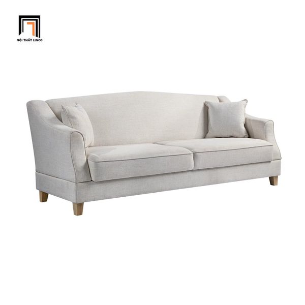 ghế sofa giường nằm phong cách Âu Mỹ, sofa giường vải nhung mềm dài 2m2