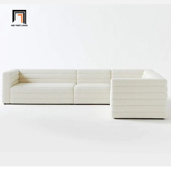 sofa góc, sofa góc L, sofa góc chữ L, sofa màu trắng kem, sofa góc gia đình, sofa góc 3m x 1m6, sofa góc giá rẻ