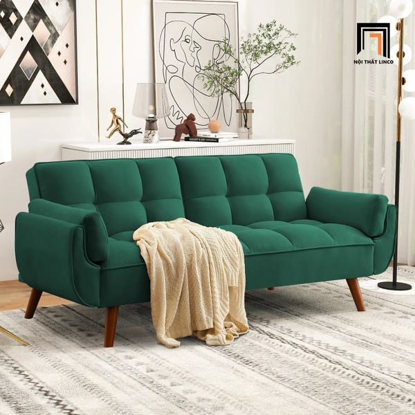 ghế sofa băng giá rẻ, sofa giường dài 2m vải nỉ, ghế sofa đa năng thông minh