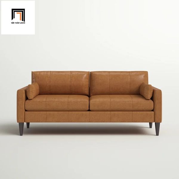 ghế sofa băng nhỏ gọn, sofa văng da giả, sofa băng da công nghiệp, sofa băng 1m9 cho chung cư