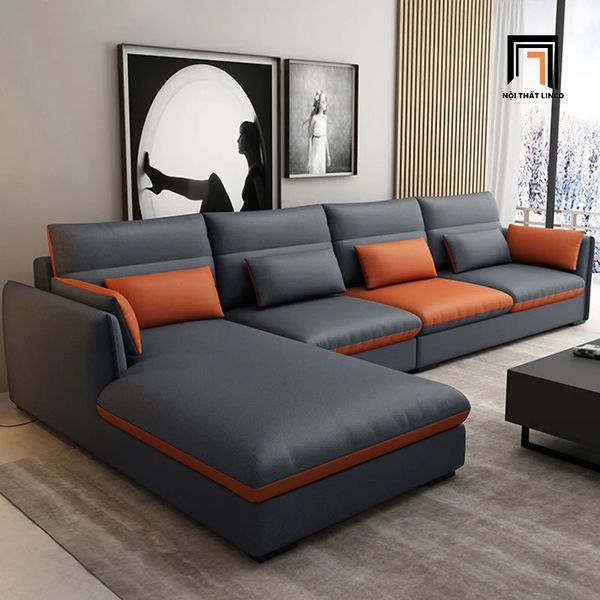 sofa góc, bộ ghế sofa góc chữ l, sofa góc 3m x 1m7, sofa góc gia đình giá rẻ, bộ ghế sofa góc bọc vải nỉ phối màu