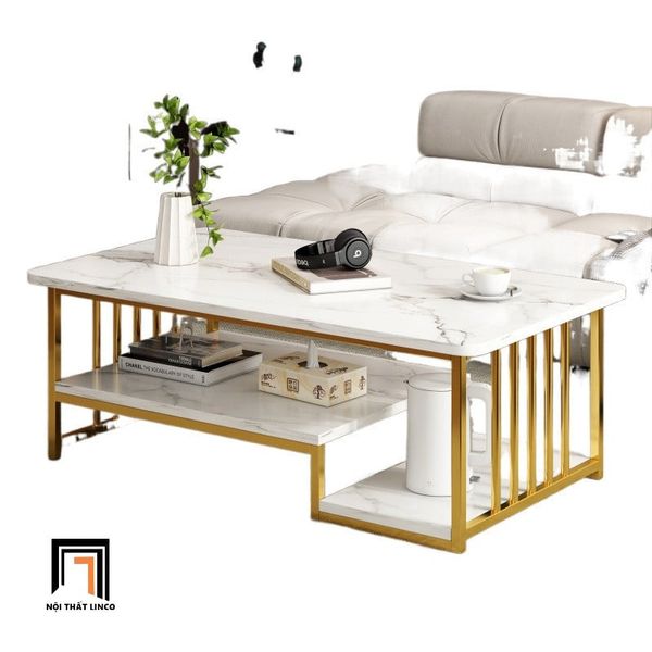 bàn sofa phòng khách mặt đá xám chữ nhật, bàn trà giá rẻ 1m x 50
