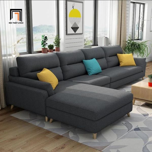 sofa góc l, bộ ghế sofa góc phòng khách sang trọng, ghế sofa góc l vải nỉ, sofa góc phòng khách 3m x 1m6