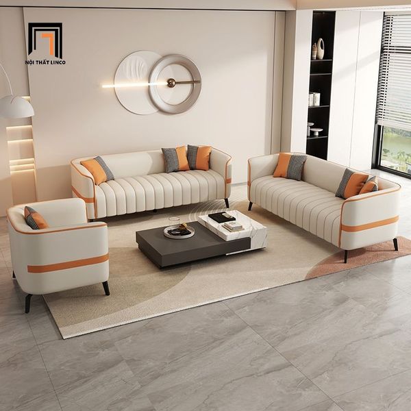 sofa, ghế sofa, sofa băng cong, sofa băng da 2m xinh xắn, ghế sofa phòng khách sang trọng, sofa băng đẹp