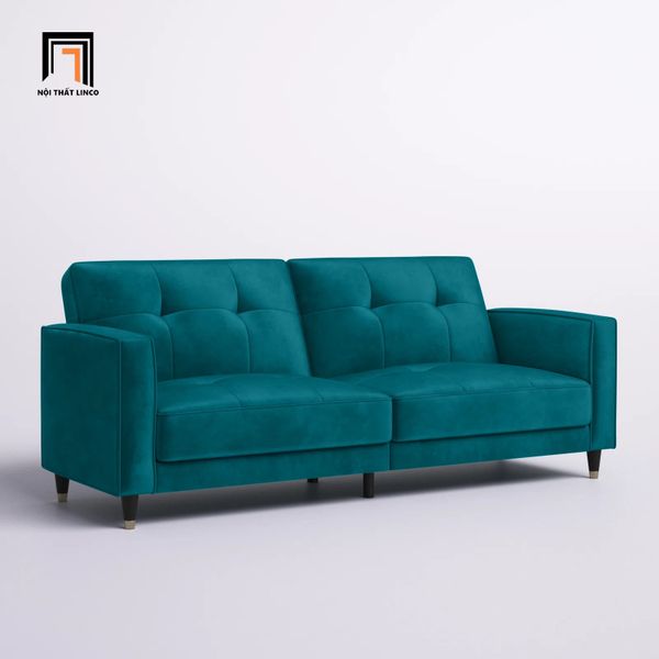 sofa băng đa năng, sofa giường, sofa bed, sofa giường 1m8, sofa giường màu xanh lá vải nhung, sofa giường giá rẻ