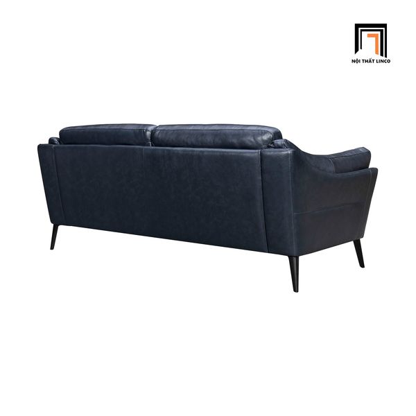 sofa, ghế sofa, sofa băng, sofa văng, sofa da xanh đậm, ghế sofa 2m cao cấp, ghế sofa phòng khách gia đình