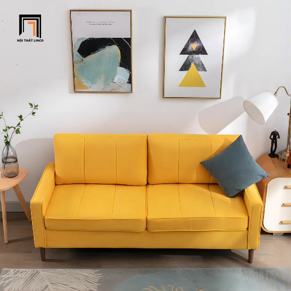 ghế sofa băng màu xám đậm 1m75, sofa văng dài cho nhà nhỏ, ghế sofa băng phòng khách gia đình giá rẻ