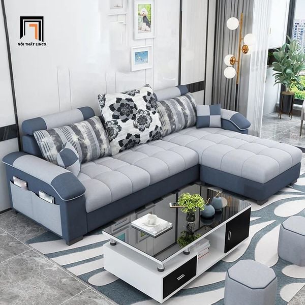 sofa, sofa góc, sofa chữ L, sofa góc 2m4 x 1m6, sofa góc phòng khách, sofa góc gia đình