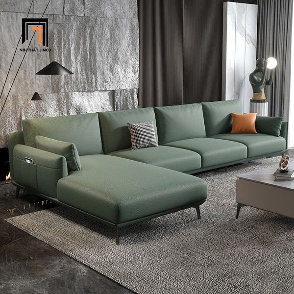 sofa góc sang trọng, bộ ghế sofa góc L sang trọng