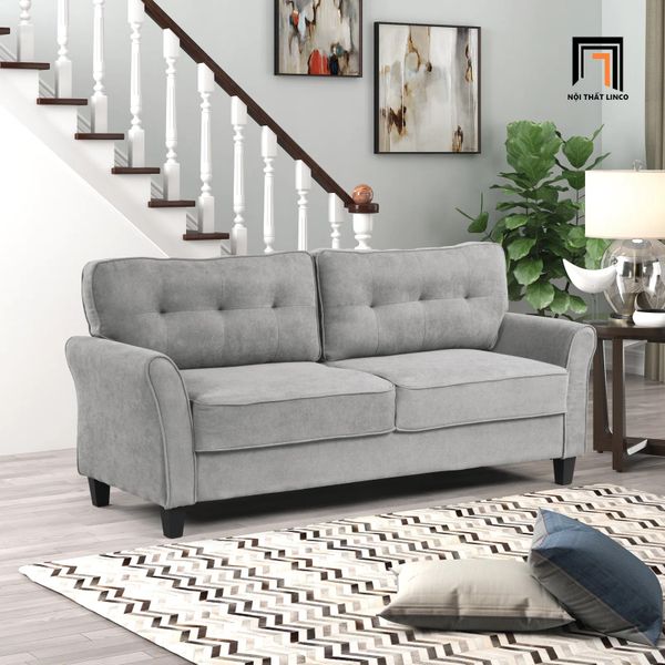bộ ghế sofa phòng khách, sofa gia đình, bộ ghế sofa màu xám tro vải nhung, ghế sofa văn phòng giá rẻ