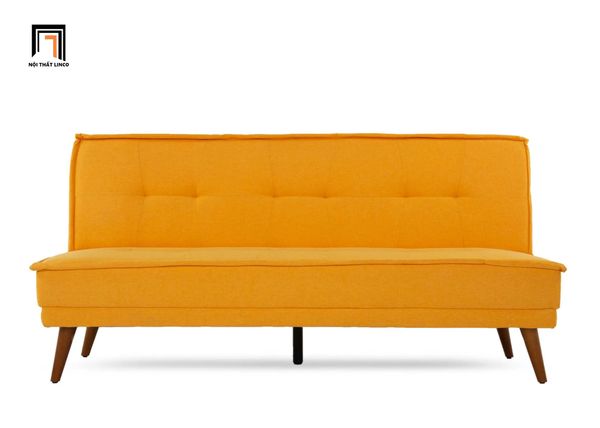 sofa giường, sofa bed, sofa giường đa năng, sofa giường thông minh, ghế sofa màu vàng chanh, sofa vải nỉ 1m8 nhỏ xinh