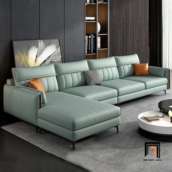 sofa góc, sofa l, sofa góc chữ l, sofa góc bọc da, sofa góc da giả, sofa góc 3m4 x 1m8, bộ ghế sofa góc phòng khách lớn