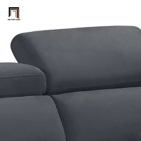 sofa góc, sofa góc l, sofa chữ l, sofa góc thư giãn, sofa góc 2m4 x 1m7, sofa góc màu xám đen, sofa góc thư giãn