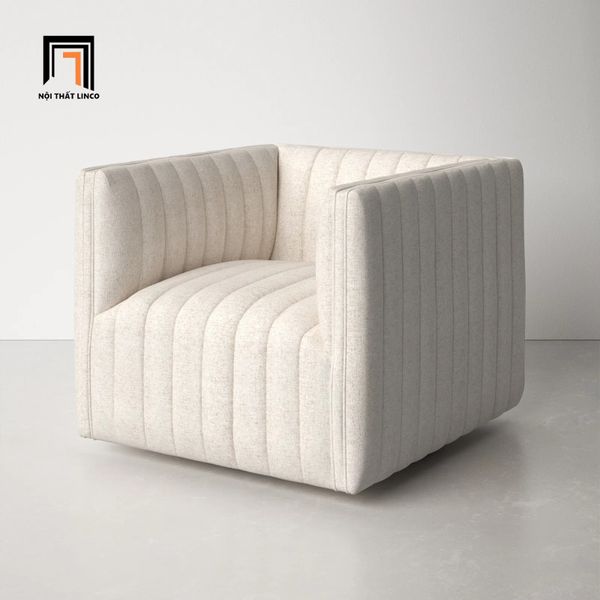 sofa đơn, sofa nhỏ, sofa đơn trang trí, ghế sofa đơn màu trắng kem, sofa đơn hiện đại, sofa đơn cao cấp